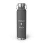 Italian Heritage Insulated Water Bottle, Copper Lined, Custom Thermos, Italia Italy Flag Metal Travel Flask, Personalized Name - Proud & Loyal
