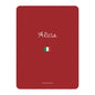 Italy Italian Custom Name Sherpa Blanket, Personalized Name Cozy Fleece Throw, Minimalist Italy USA Flag Heritage Blanket, Holiday Gift - Proud & Loyal