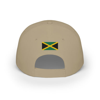 Jamaica Embroidered Cap, Jamaican Flag Hat, Patriotic Baseball Cap, Jamaican Pride Cotton Hat, Unisex Gift, Low Profile Cotton Cap - Proud & Loyal