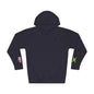 Jamaican American Flag Fleece Hoodie | Jamaica USA Dual Heritage Naturalization Gift | Personalized Initials | Embroidered Sleeve Flags - Proud & Loyal