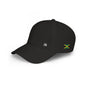 Jamaican American Flag Hat Personalized Initials | Jamaica USA Dual Heritage Embroidered Cap | Low Profile Cotton Baseball Hat - Proud & Loyal