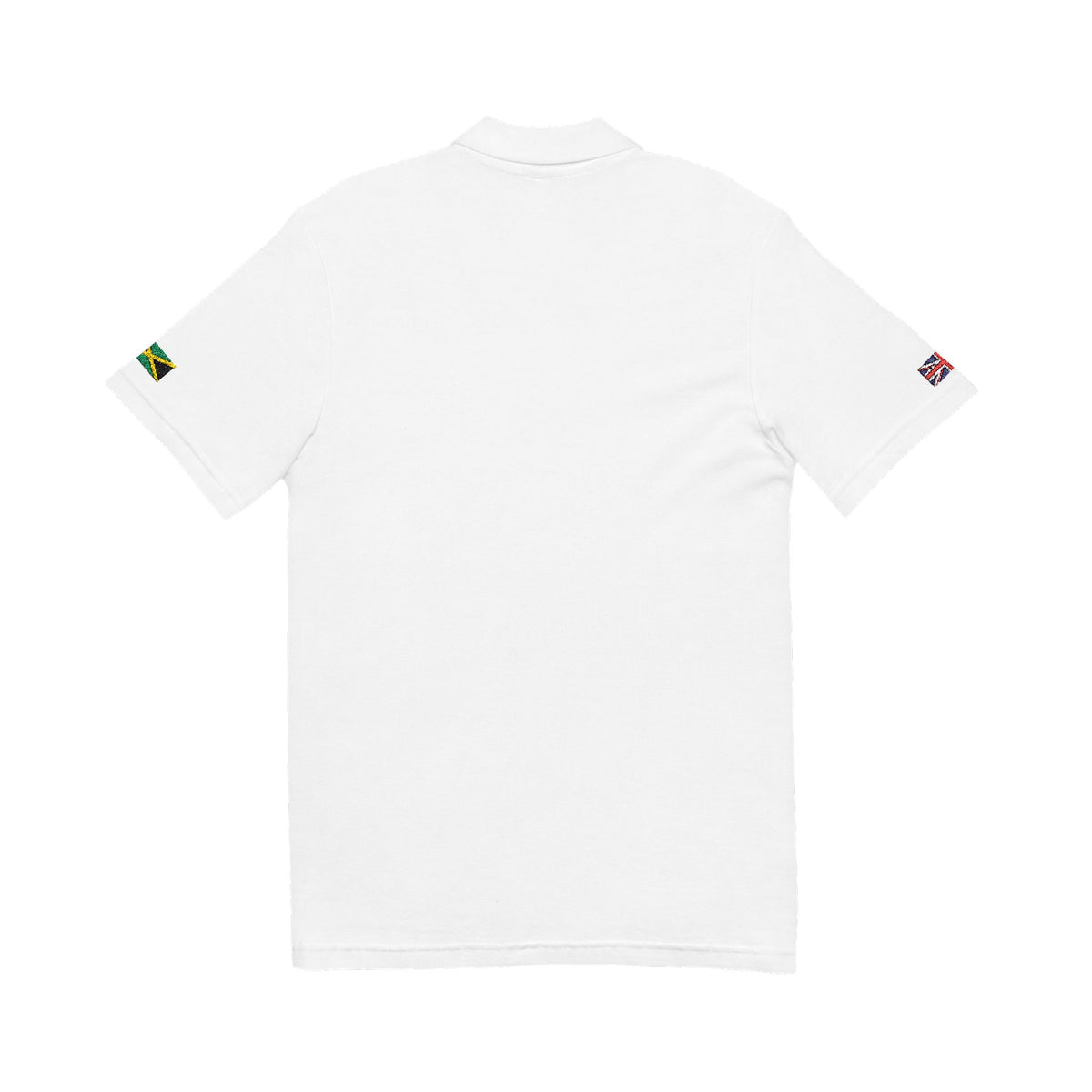 Jamaican British Embroidered Polo Shirt | Jamaica UK Dual Heritage Polo | Personalized Initials | Two Flag Heritage Gift - Proud & Loyal