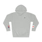 Japanese American Flag Fleece Hoodie | Japan USA Dual Heritage Gift | Personalized Initials | Embroidered Sleeve Flags - Proud & Loyal