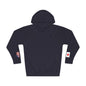 Japanese American Flag Fleece Hoodie | Japan USA Dual Heritage Gift | Personalized Initials | Embroidered Sleeve Flags - Proud & Loyal