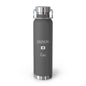 Japanese Heritage Insulated Water Bottle, Copper Lined, Custom Thermos, Japan Flag Metal Travel Flask, Personalized Name, Nippon, Nihon - Proud & Loyal
