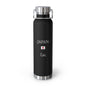 Japanese Heritage Insulated Water Bottle, Copper Lined, Custom Thermos, Japan Flag Metal Travel Flask, Personalized Name, Nippon, Nihon - Proud & Loyal