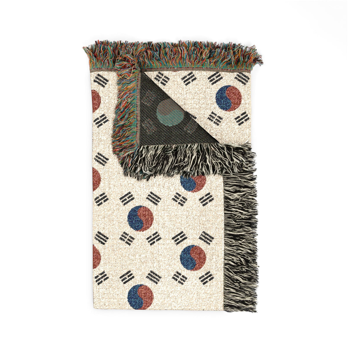 Korean Taegeuk Woven Blanket – Korean Flag Throw | Proud & Loyal - Proud & Loyal