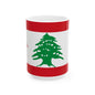 Lebanese Cedar Flag Mug | Lebanon Tree Ceramic Mug - Proud & Loyal