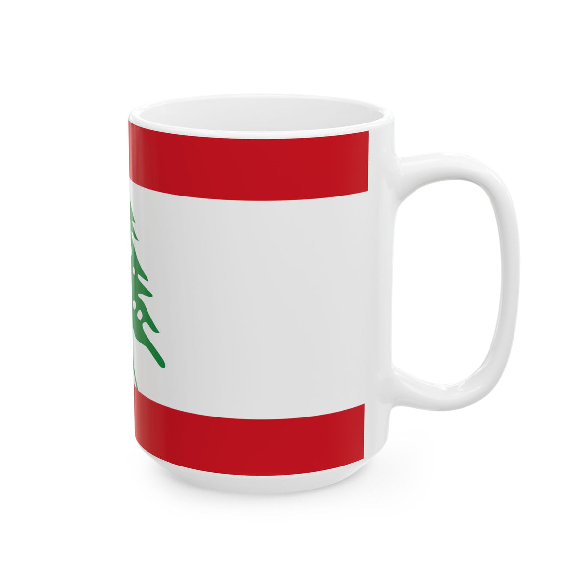 Lebanese Cedar Flag Mug | Lebanon Tree Ceramic Mug - Proud & Loyal