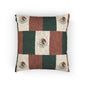 Mexican Flag Emblem Pillow | Mexico Woven Decorative Pillow, Southwestern Home Decor - Proud & Loyal