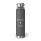 Mexican Heritage Insulated Water Bottle, Copper Lined, Custom Thermos, Mexico Flag Metal Travel Flask, Personalized Name - Proud & Loyal
