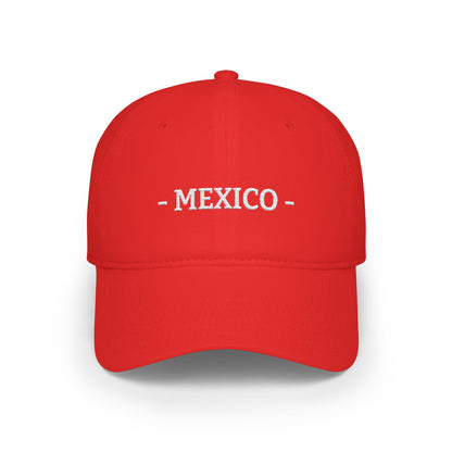 Mexico Embroidered Cap, Mexican Flag Hat, Patriotic Baseball Cap, Mexican Pride Cotton Hat, Unisex Gift, Low Profile Cotton Cap - Proud & Loyal