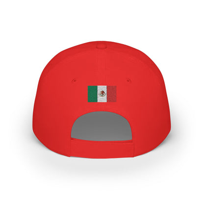 Mexico Embroidered Cap, Mexican Flag Hat, Patriotic Baseball Cap, Mexican Pride Cotton Hat, Unisex Gift, Low Profile Cotton Cap - Proud & Loyal