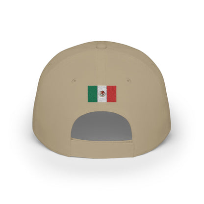 Mexico Embroidered Cap, Mexican Flag Hat, Patriotic Baseball Cap, Mexican Pride Cotton Hat, Unisex Gift, Low Profile Cotton Cap - Proud & Loyal