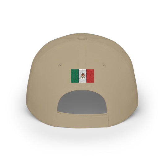 Mexico Embroidered Cap, Mexican Flag Hat, Patriotic Baseball Cap, Mexican Pride Cotton Hat, Unisex Gift, Low Profile Cotton Cap - Proud & Loyal