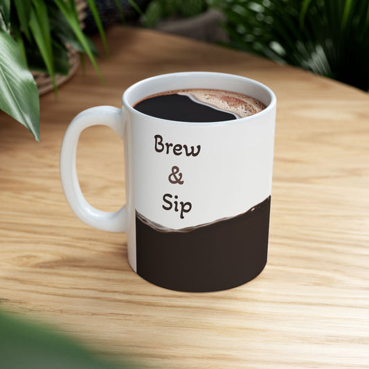 Modern Coffee Mug with Unique Design, Perfect Gift for Coffee Lovers, Stylish Office Decor, Personalized Tea Cup, Great for Birthdays, [...] - Proud & Loyal