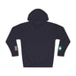 Naija Nigerian British Flag Fleece Hoodie | Nigeria UK Dual Heritage Gift | Personalized Initials | Embroidered Sleeve Flag | United Kingdom - Proud & Loyal