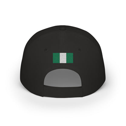 Nigeria Embroidered Cap, Nigerian Flag Hat, Patriotic Baseball Cap, Nigerian Pride Cotton Hat, Unisex Gift, Low Profile Cotton Cap - Proud & Loyal
