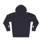 Nigerian American Flag Fleece Hoodie | Nigeria USA Dual Heritage Gift | Personalized Initials | Embroidered Sleeve Flags - Proud & Loyal