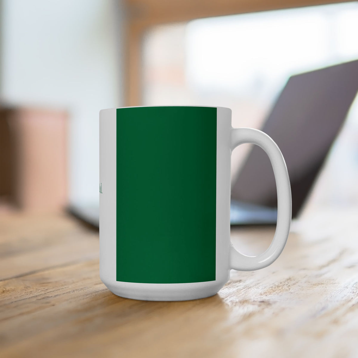 Nigerian Flag Green Stripe Personalized Name Mug | Ceramic Coffee Cup - Proud & Loyal
