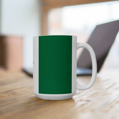 Nigerian Flag Green Stripe Personalized Name Mug | Ceramic Coffee Cup - Proud & Loyal