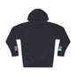 Pakistani British Flag Fleece Hoodie | Pakistan UK Dual Heritage Gift | Personalized Initials | Embroidered Sleeve Flags | United Kingdom - Proud & Loyal