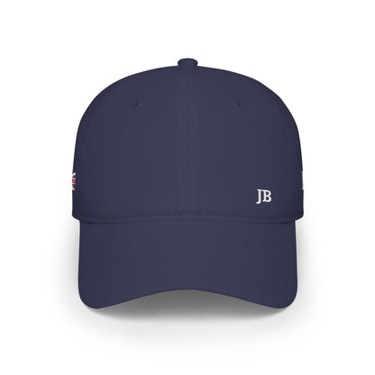 Pakistani British Flag Hat Personalized Initials | Pakistan UK Dual Heritage Embroidered Cap | Low Profile Cotton Baseball Hat - Proud & Loyal