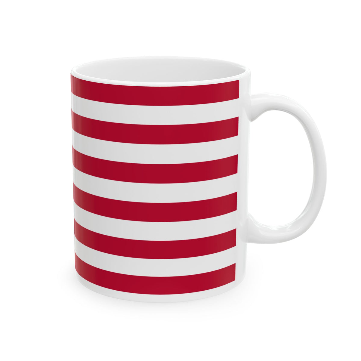 Personalized American Flag Mug | USA Stars Stripes Ceramic Mug, Patriotic Coffee Cup, New Citizen, Naturalization Gift, Heritage Gift - Proud & Loyal