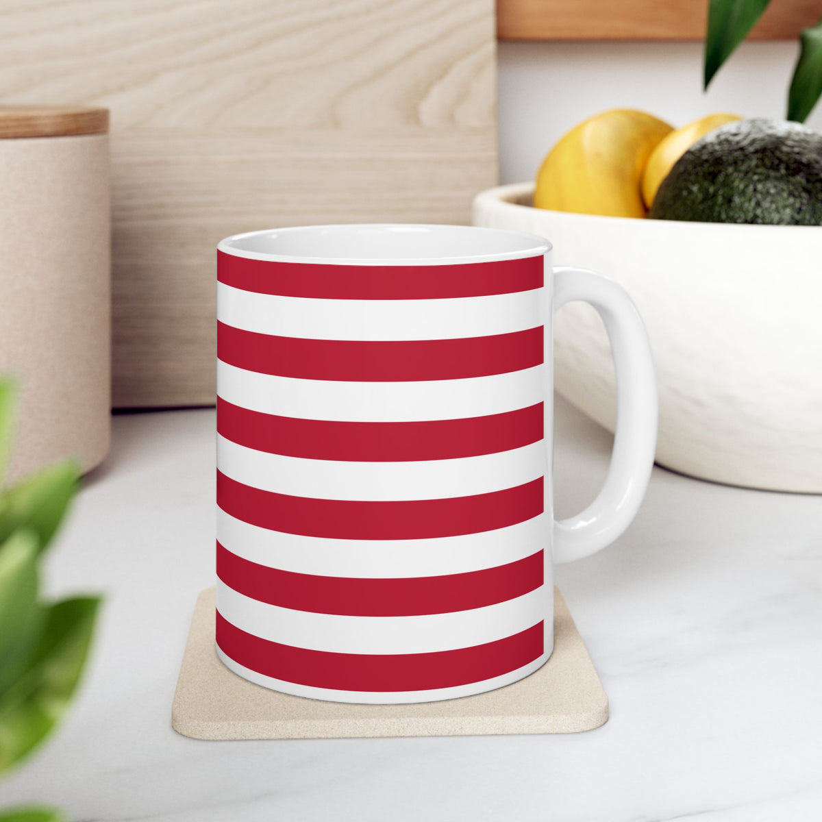 Personalized American Flag Mug | USA Stars Stripes Ceramic Mug, Patriotic Coffee Cup, New Citizen, Naturalization Gift, Heritage Gift - Proud & Loyal