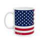 Personalized American Flag Mug | USA Stars Stripes Ceramic Mug, Patriotic Coffee Cup, New Citizen, Naturalization Gift, Heritage Gift - Proud & Loyal