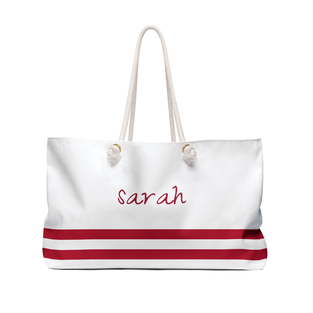 Personalized American Weekender Bag, USA Flag Travel Bag, Custom Name Heritage Tote, Patriotic Vacation Overnight Bag - Proud & Loyal