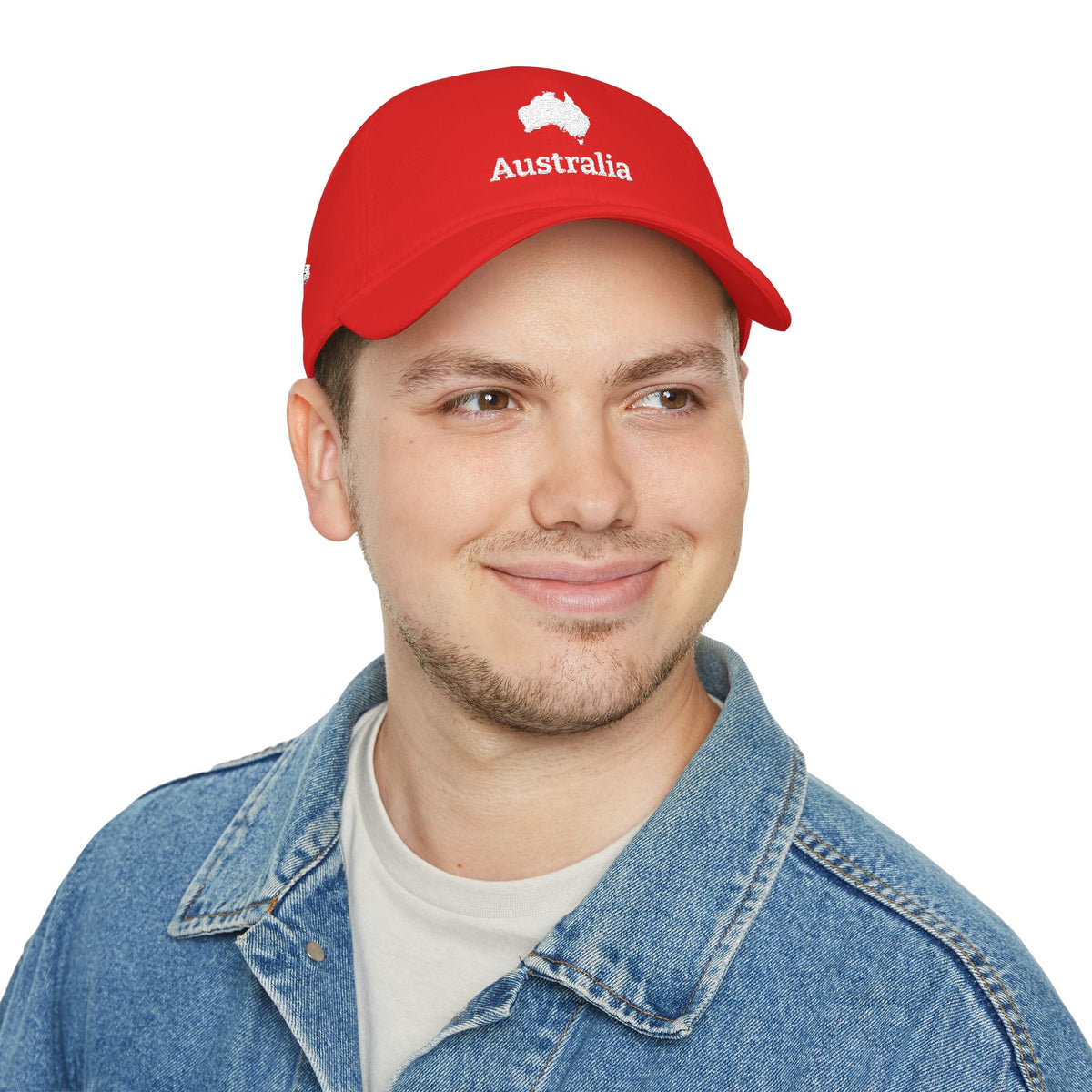 Personalized Australia Heritage Hat, Australian Flag Embroidered Cap, Custom Initials, Australia Map Low Profile Hat, Country Shape, Outback - Proud & Loyal