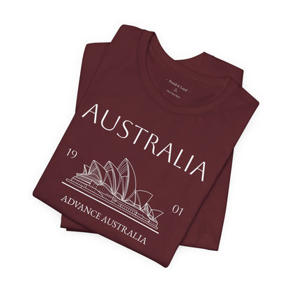 Personalized Australia Opera House Sketch Cotton T-Shirt - Proud & Loyal