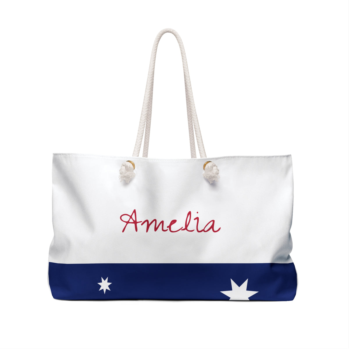 Personalized Australia Weekender Bag, Australian Flag Travel Bag, Custom Name Heritage Tote, Vacation Overnight Bag - Proud & Loyal
