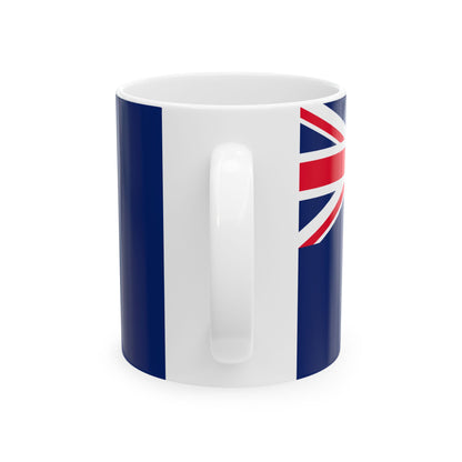 Personalized Australian Flag Mug | Ceramic Coffee Cup, Patriotic Australia Design, New Citizen, Naturalization Gift, Heritage Gift - Proud & Loyal