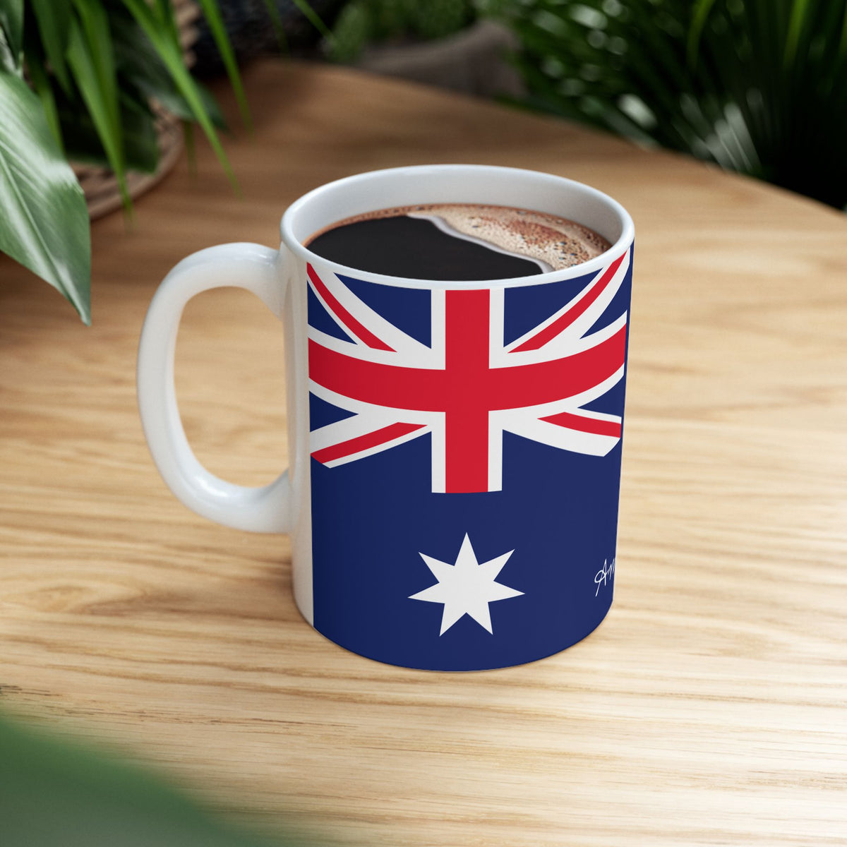 Personalized Australian Flag Mug | Ceramic Coffee Cup, Patriotic Australia Design, New Citizen, Naturalization Gift, Heritage Gift - Proud & Loyal