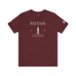 Personalized Britain Big Ben Sketch Cotton T-Shirt