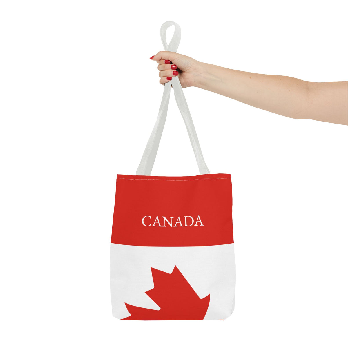 Personalized Canada Flag Tote Bag, Custom Name Canadian Heritage Bag, Canada Travel Beach Tote, Canadian Pride Gift - Proud & Loyal