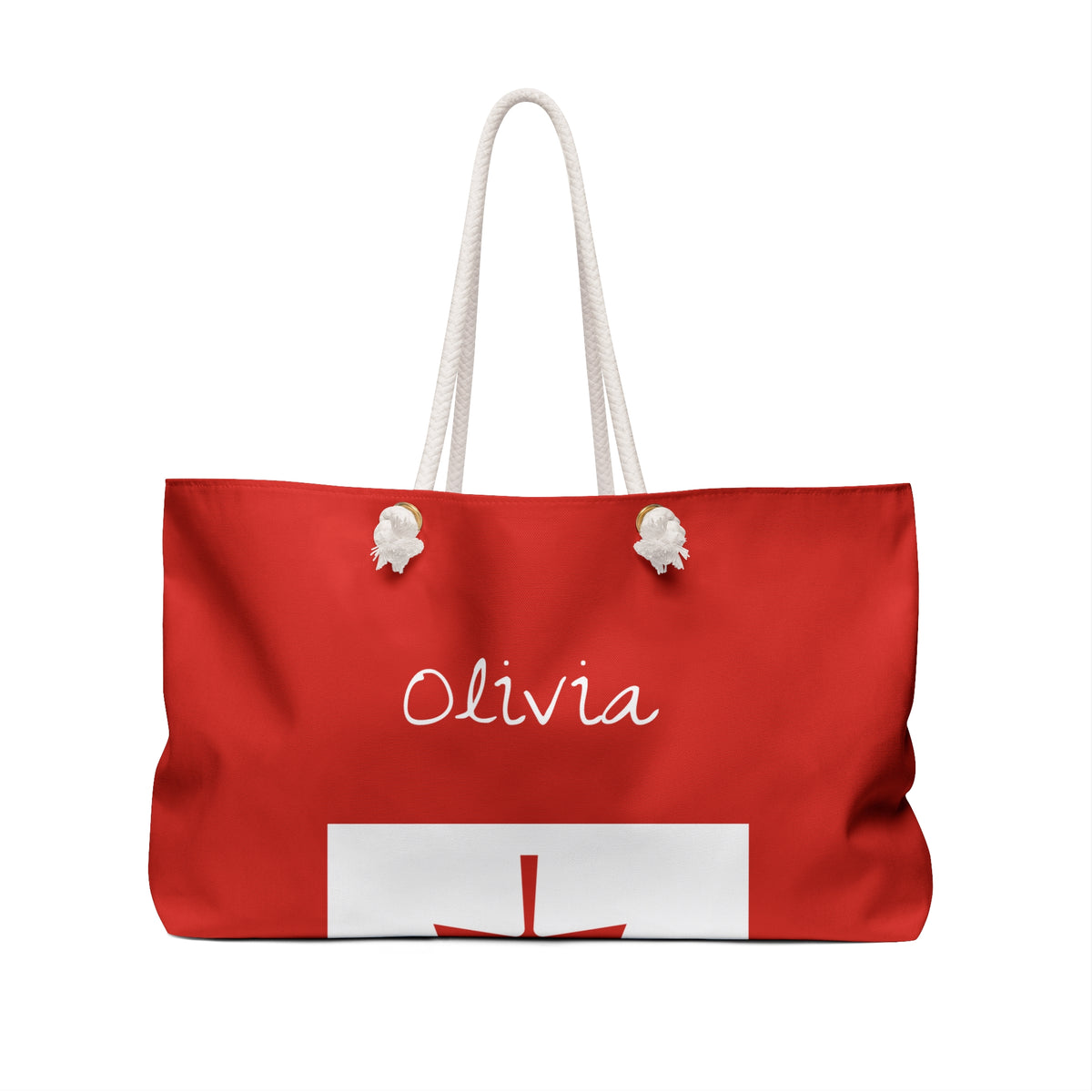 Personalized Canada Weekender Bag, Canadian Flag Travel Bag, Custom Name Heritage Tote, Vacation Overnight Bag - Proud & Loyal