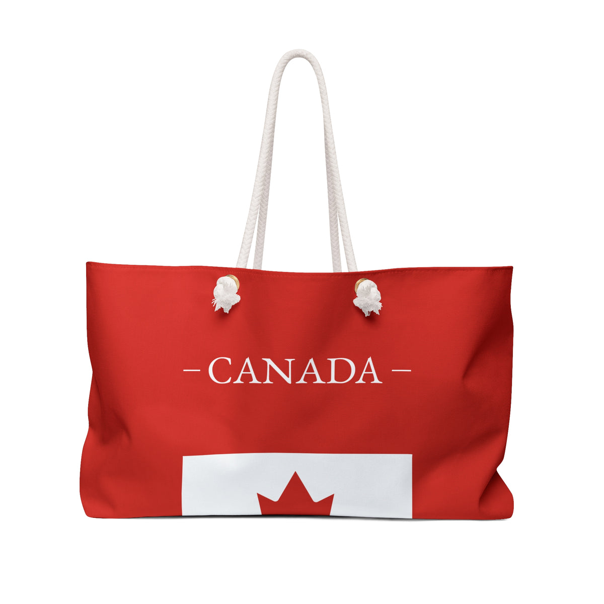 Personalized Canada Weekender Bag, Canadian Flag Travel Bag, Custom Name Heritage Tote, Vacation Overnight Bag - Proud & Loyal