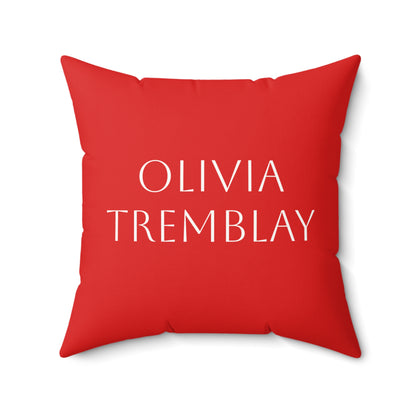 Personalized Canadian Maple Leaf Checkerboard Pillow | Canada Throw Pillow - 20" x 20" - Proud & Loyal