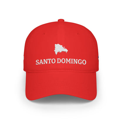 Personalized Dominican Republic Hat, Dominican Flag Embroidered Cap, Custom Initials, DR Heritage Low Profile Cotton Hat, Country Shape, RD - Proud & Loyal