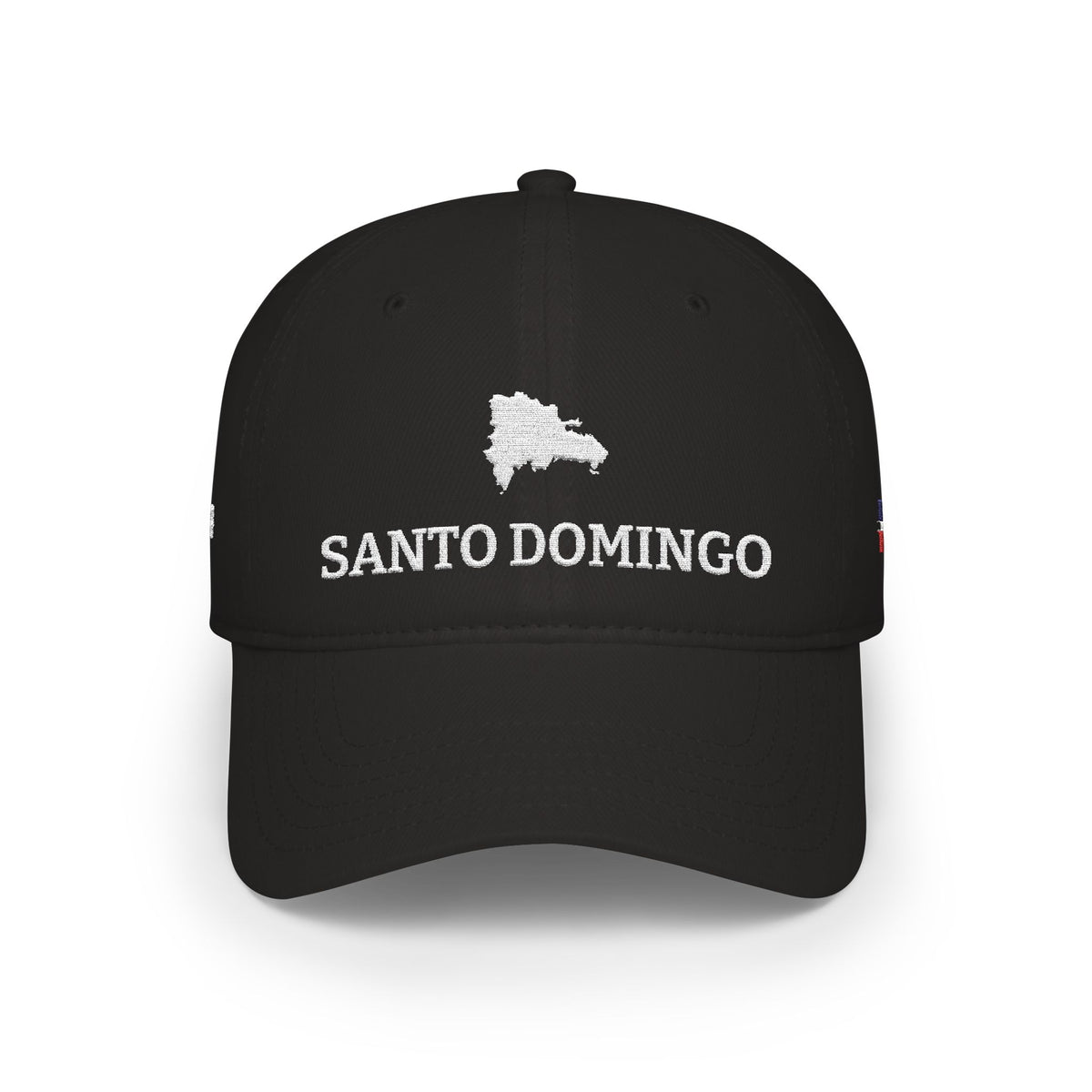 Personalized Dominican Republic Hat, Dominican Flag Embroidered Cap, Custom Initials, DR Heritage Low Profile Cotton Hat, Country Shape, RD - Proud & Loyal