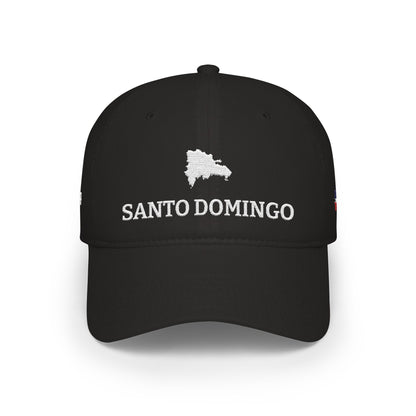 Personalized Dominican Republic Hat, Dominican Flag Embroidered Cap, Custom Initials, DR Heritage Low Profile Cotton Hat, Country Shape, RD - Proud & Loyal