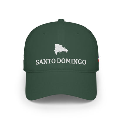 Personalized Dominican Republic Hat, Dominican Flag Embroidered Cap, Custom Initials, DR Heritage Low Profile Cotton Hat, Country Shape, RD - Proud & Loyal