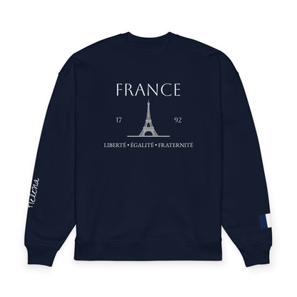 Personalized France Eiffel Tower Sweatshirt | Proud & Loyal - Proud & Loyal