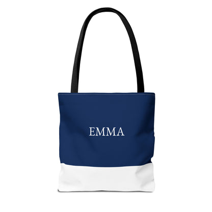 Personalized France Flag Tote Bag, Custom Name French Heritage Bag, France Travel Beach Tote, French Pride Gift - Proud & Loyal