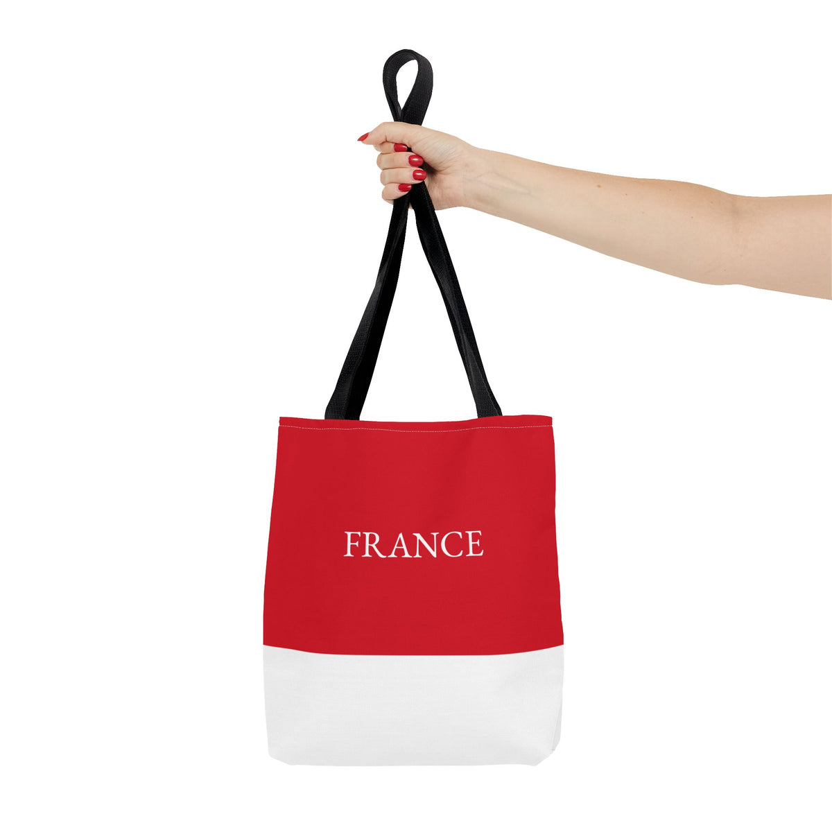Personalized France Flag Tote Bag, Custom Name French Heritage Bag, France Travel Beach Tote, French Pride Gift - Proud & Loyal