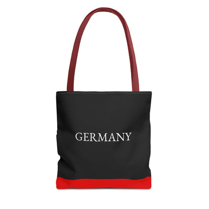 Personalized Germany Flag Tote Bag, Custom Name German Heritage Bag, Germany Travel Beach Tote, German Pride Gift - Proud & Loyal