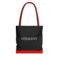 Personalized Germany Flag Tote Bag, Custom Name German Heritage Bag, Germany Travel Beach Tote, German Pride Gift - Proud & Loyal